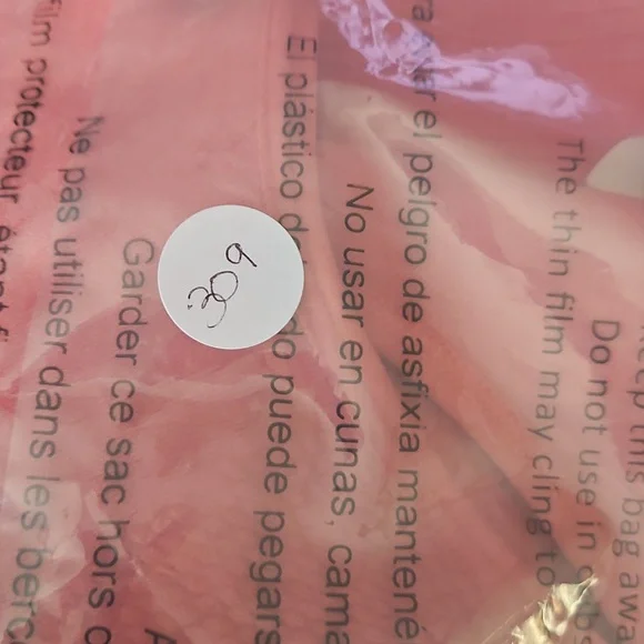 Zyia Active Pink TieDye Crop Tank Sz XL - Picture 7 of 8